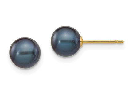 14k Yellow Gold Earrings Style X60PB - Classique Jewelry Inc.