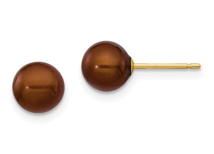 14k Yellow Gold Earrings Style X60PC - Classique Jewelry Inc.