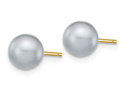 14k Yellow Gold Earrings Style X60PG - Classique Jewelry Inc.