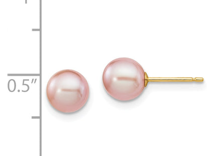 14k Yellow Gold Earrings Style X60PPU - Classique Jewelry Inc.