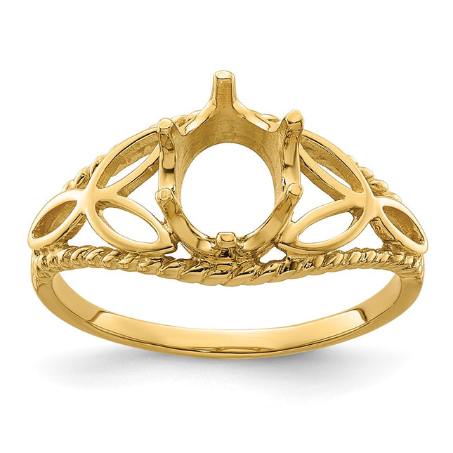 14k Yellow Gold Rings Style X6102 - Classique Jewelry Inc.