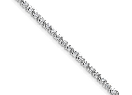 14k White Gold Bracelets Style X630WVS - Classique Jewelry Inc.