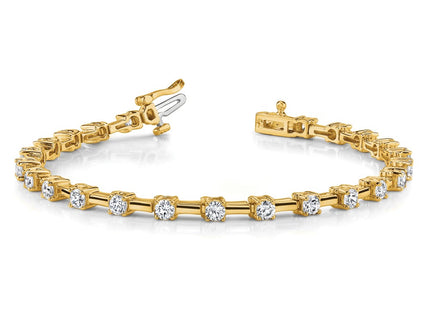 14k Yellow Gold Bracelets Style X636VS - Classique Jewelry Inc.