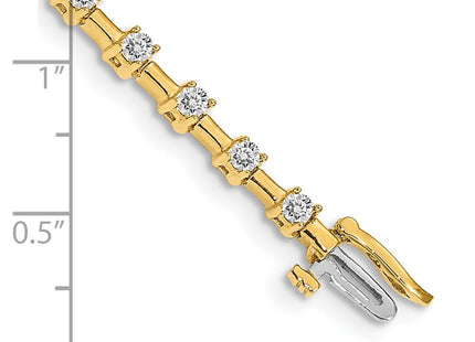 14k Yellow Gold Bracelets Style X636AAA - Classique Jewelry Inc.
