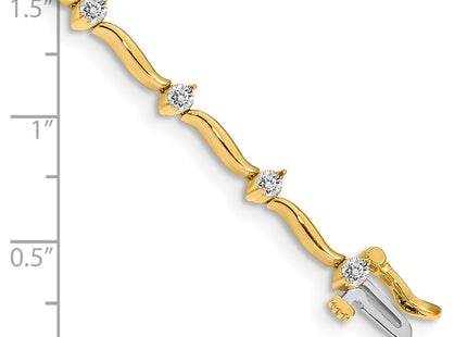 14k Yellow Gold Bracelets Style X656A - Classique Jewelry Inc.