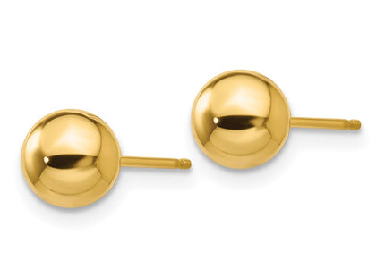 14K gold earrings, alternate view