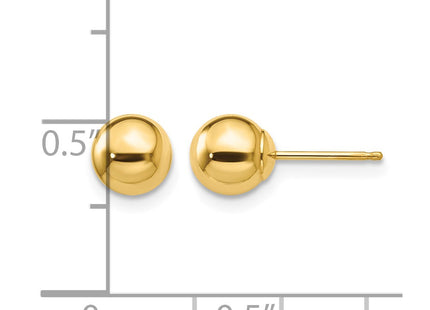 14K gold earrings, further view