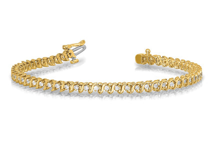 14k Yellow Gold Bracelets Style X700A - Classique Jewelry Inc.