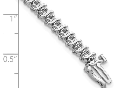 14k White Gold Bracelets Style X700W - Classique Jewelry Inc.