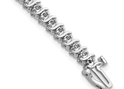 14k White Gold Bracelets Style X700W - Classique Jewelry Inc.