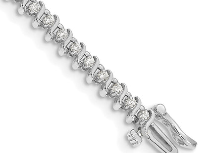 14k White Gold Bracelets Style X700WAAA - Classique Jewelry Inc.