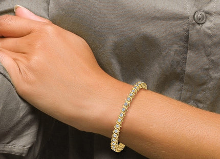 14k Yellow Gold Bracelets Style X703VS - Classique Jewelry Inc.