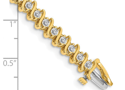 14k Yellow Gold Bracelets Style X704VS - Classique Jewelry Inc.