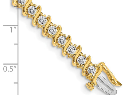 14k Yellow Gold Bracelets Style X705VS - Classique Jewelry Inc.