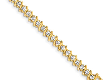 14k Yellow Gold Bracelets Style X705VS - Classique Jewelry Inc.