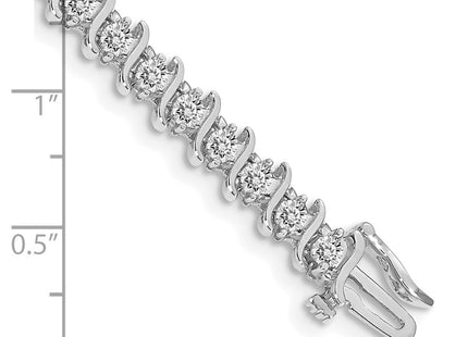 14k White Gold Bracelets Style X705WVS - Classique Jewelry Inc.