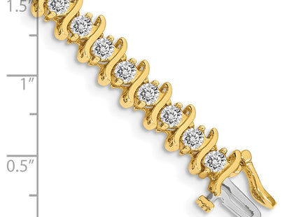 14k Yellow Gold Bracelets Style X706VS - Classique Jewelry Inc.