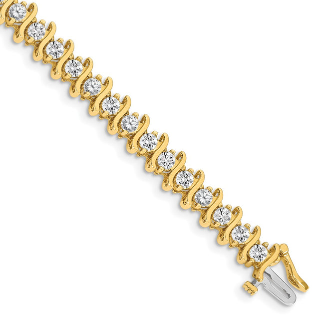 14k Yellow Gold Bracelets Style X706A - Classique Jewelry Inc.