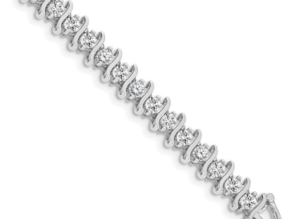 14k White Gold Bracelets Style X706W - Classique Jewelry Inc.