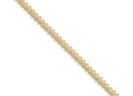 14k Yellow Gold Bracelets Style X707A - Classique Jewelry Inc.