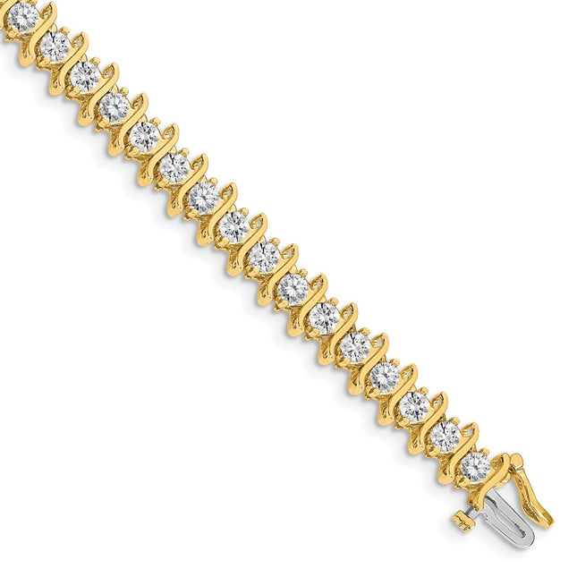 14k Yellow Gold Bracelets Style X707VS - Classique Jewelry Inc.