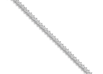 14k White Gold Bracelets Style X707WAA - Classique Jewelry Inc.