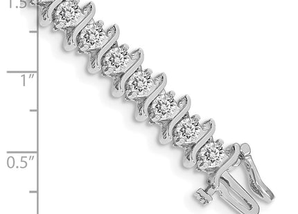 14k White Gold Bracelets Style X707WAAA - Classique Jewelry Inc.