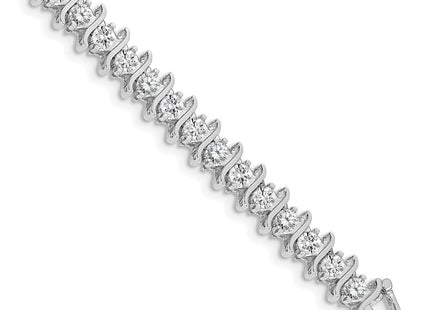 14k White Gold Bracelets Style X707WAAA - Classique Jewelry Inc.