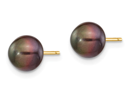 14k Yellow Gold Earrings Style X70BB - Classique Jewelry Inc.
