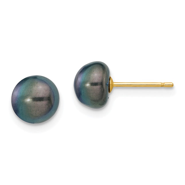 14k Yellow Gold Earrings Style X70BB - Classique Jewelry Inc.