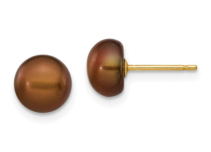14k Yellow Gold Earrings Style X70BC - Classique Jewelry Inc.