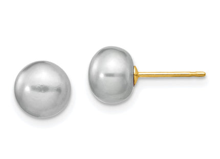 14k Yellow Gold Earrings Style X70BG - Classique Jewelry Inc.