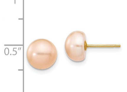 14k Yellow Gold Earrings Style X70BPI - Classique Jewelry Inc.