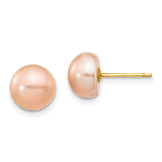 14k Yellow Gold Earrings Style X70BPI - Classique Jewelry Inc.
