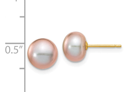 14k Yellow Gold Earrings Style X70BPU - Classique Jewelry Inc.
