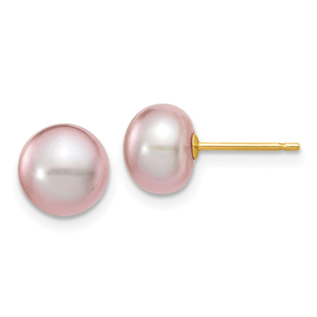 14k Yellow Gold Earrings Style X70BPU - Classique Jewelry Inc.