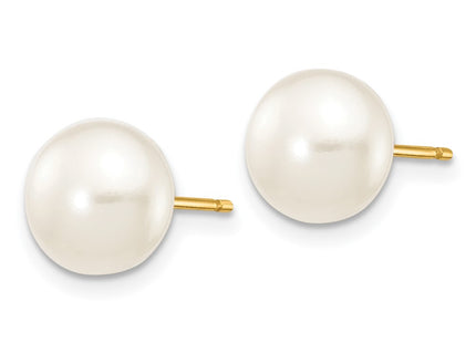 14k Yellow Gold Earrings Style X70BW - Classique Jewelry Inc.