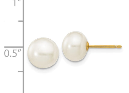 14k Yellow Gold Earrings Style X70BW - Classique Jewelry Inc.