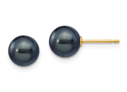 14k Yellow Gold Earrings Style X70PB - Classique Jewelry Inc.
