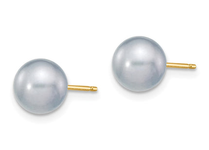 14k Yellow Gold Earrings Style X70PG - Classique Jewelry Inc.