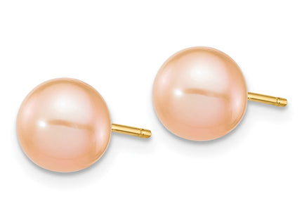 14k Yellow Gold Earrings Style X70PPI - Classique Jewelry Inc.