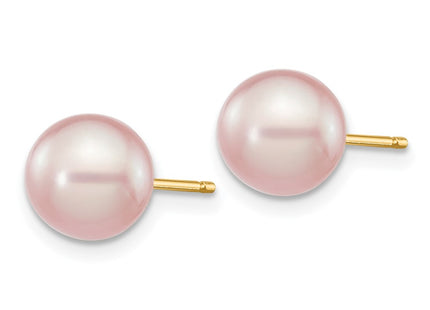 14k Yellow Gold Earrings Style X70PPU - Classique Jewelry Inc.