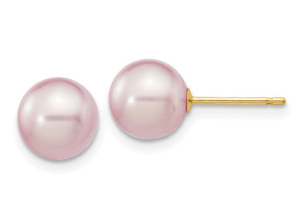 14k Yellow Gold Earrings Style X70PPU - Classique Jewelry Inc.