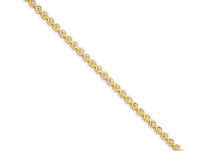 14k Yellow Gold Bracelets Style X721VS - Classique Jewelry Inc.