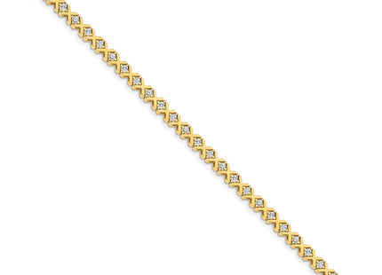 14k Yellow Gold Bracelets Style X722AAA - Classique Jewelry Inc.