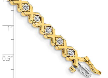 14k Yellow Gold Bracelets Style X722 - Classique Jewelry Inc.