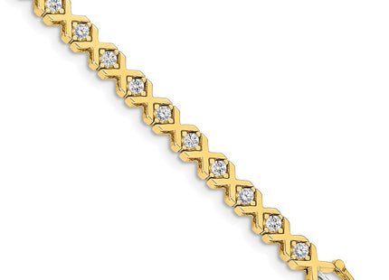 14k Yellow Gold Bracelets Style X722AA - Classique Jewelry Inc.