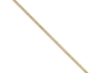 14K gold diamond bracelet, alternate view