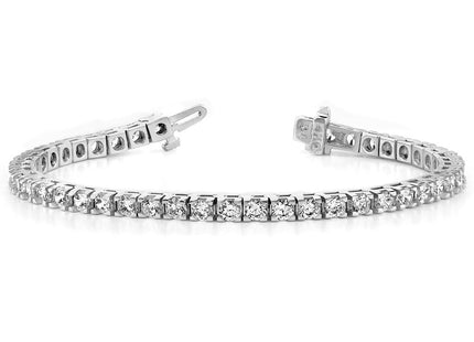 14k White Gold Bracelets Style X2048WVS - Classique Jewelry Inc.