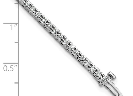 14k White Gold Bracelets Style X729WVS - Classique Jewelry Inc.